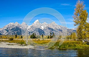 Tetons from the River