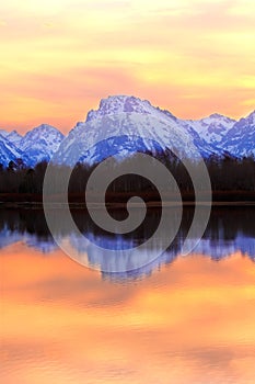Tetons Sunset