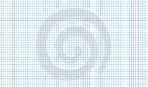 Tetrad cell.Notebook in a cage.Vector illustration.