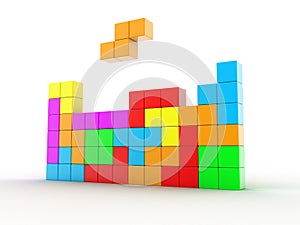 Tetris game photo