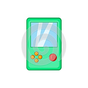 Tetris icon, cartoon style