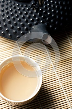 Tetsubin and Tea Cups