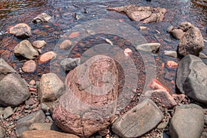 Tettegouche State Park on the North Shore of Lake Superior in Mi