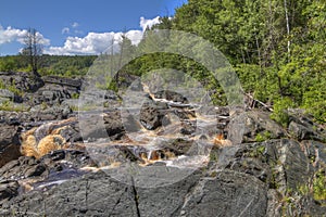 Tettegouche State Park on the North Shore of Lake Superior in Mi