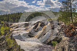 Tettegouche State Park on the North Shore of Lake Superior in Mi