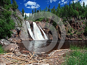 Tettegouche waterfall horizontal orientation