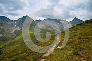 Tettensjoch in Austrian Alps