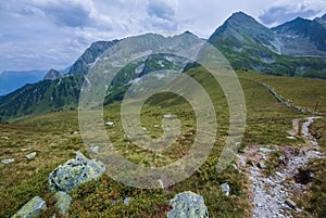 Tettensjoch in Austrian Alps