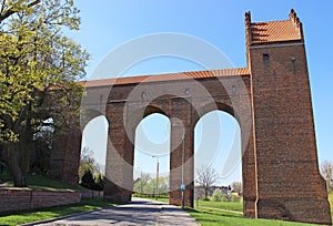 Teutonic Order castle. Well tower.