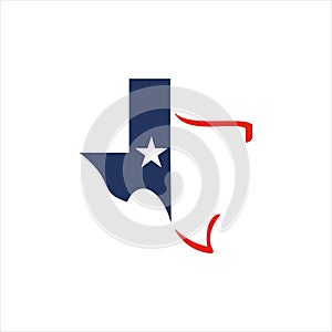 Texas abstract concept design logos