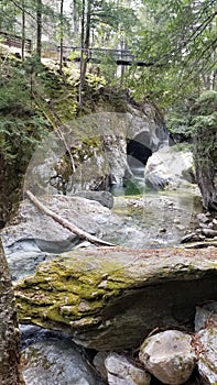 Texas Falls Recreation Area near Breadloaf Vermont