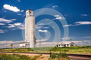 Texas Grain Silo and Wind Farm