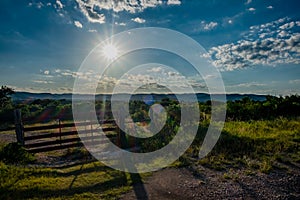 Texas Hill Country Ranch Entrance