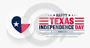 Texas Independence Day background with Texas flag. Texas Independence Day Freedom holiday i