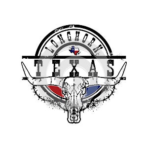 Texas Longhorn Festival Emblem Logo