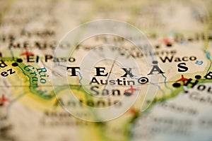 Texas Map photo