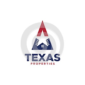 Texas Properties Logo vector design