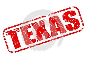 Texas red stamp text