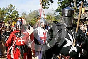 Renaissance Faire Medieval knights