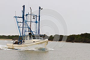 Texas shrimping boat