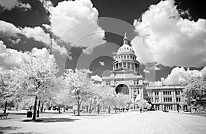 Texas State Capital in Infrared