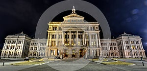 The Texas State Capitol Building, Night