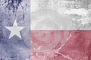 Texas state flag of America