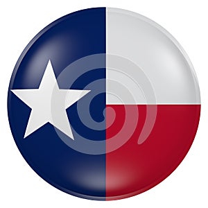 Texas State flag button