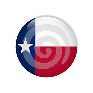 Texas State Flag Vector Illustration