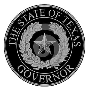 Texas State Governor Seal photo