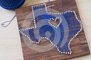 Texas State String Art