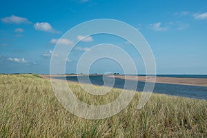 Texel, the Netherlands. August 13, 2021. Landschap van Texel met zicht op de Waddenzee.