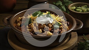 Texmex ground meat mexican food
