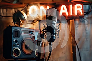 Text On Air, radio broadcasts, tuning in to live shows and programs