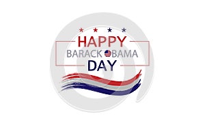 Text Art Inspiration for Barak Obama Day Celebration photo