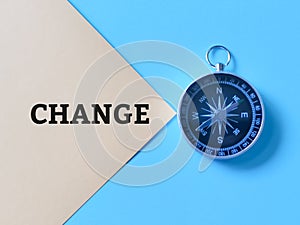 Text change written on yellow background