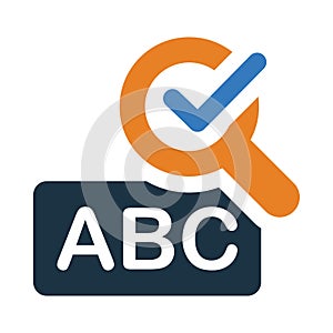 text correct find icon