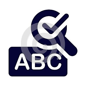 text correct find icon