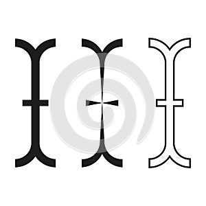 Text cursor symbol. I Cursor icon. Vector illustration. EPS 10.