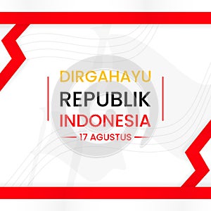 text dirgahayu republik indonesia 17 agustus