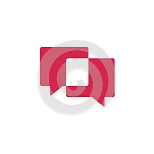 VECTOR. Text display icon. The flat design with color variations.