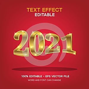 Text effect gold gradient for greeting card