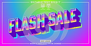 Text effect modern flash sale styles