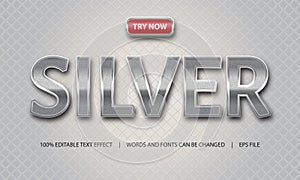 Text Effect - Silver and Luxury