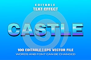 Text effects Castle