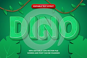 Text effects Dino