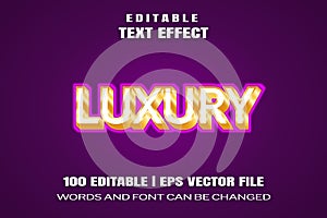 Text effects Luxury