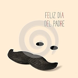 Text feliz dia del padre, happy fathers day in spanish photo