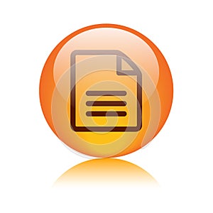 Text file format icon