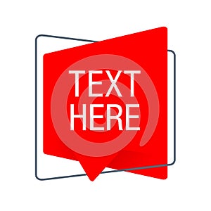 Text frame template photo